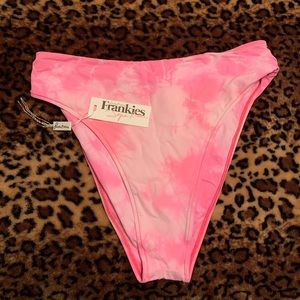 Frankie’s x Sofia Richie pink tie dye bottoms